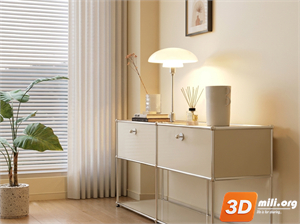 Decorative cabinet Skp Files